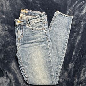 Joe's Jeans Ally Blue Ankle Cropped Denim